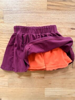 Reversible cotton skirt